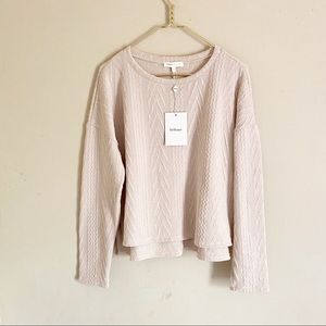 Bohme NWT Oatmeal womens sweater | Large